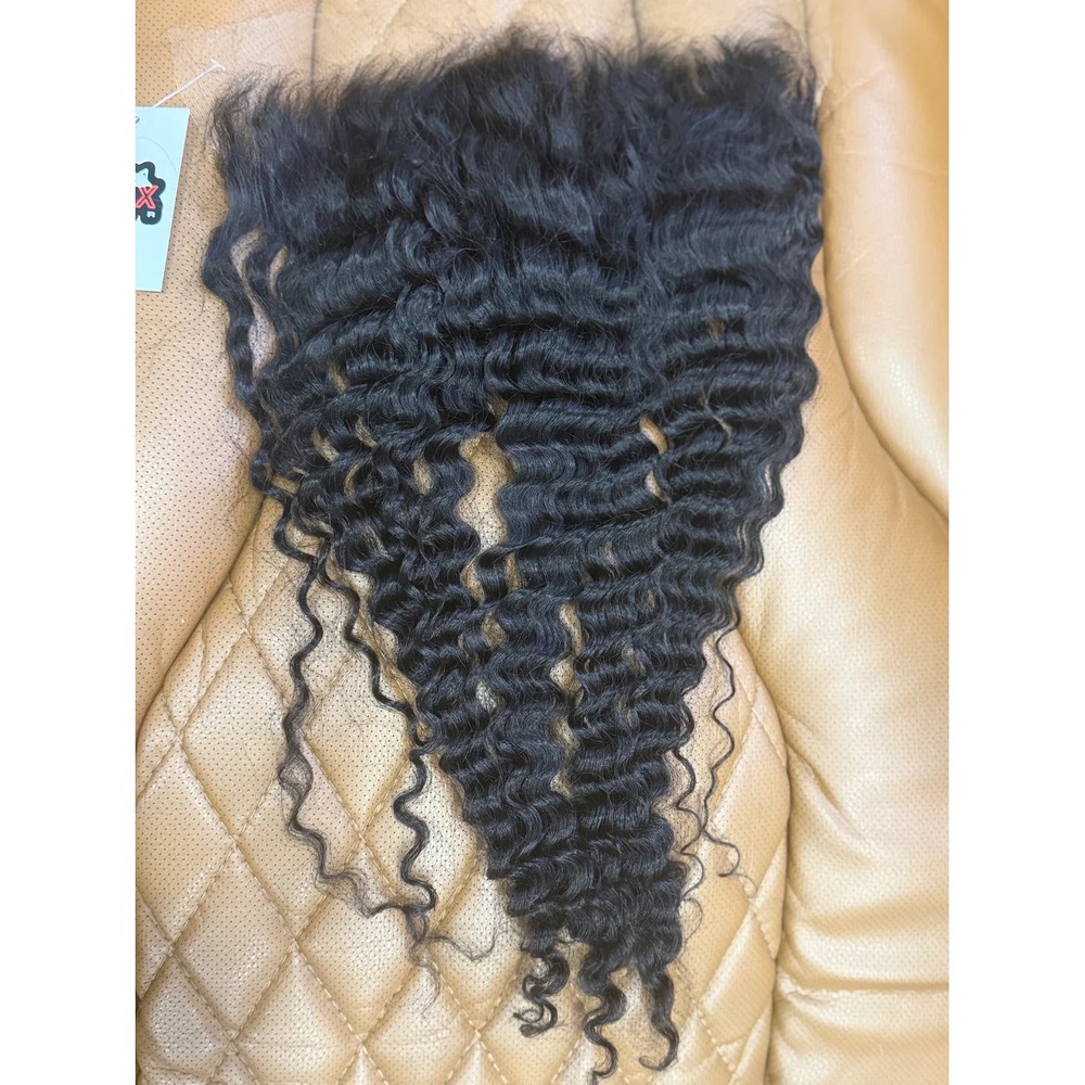 20" Ultra-HD Deep Wave Virgin Hair Lace Frontal - Picture 3 of 3